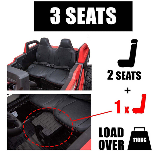 TrailBlazer 24V — 2-Seater All-Wheel Drive Electric Ride-On Buggy