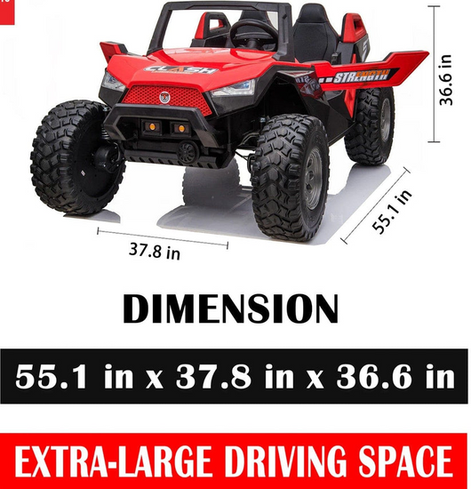 TrailBlazer 24V — 2-Seater All-Wheel Drive Electric Ride-On Buggy