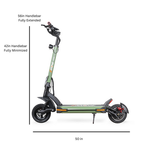 VoltRange V2 — 52V Long-Range Foldable Electric Scooter With Quad Suspension