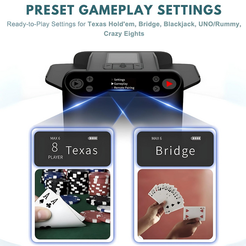 Pro 6 — Automatic Card Shuffler & Dealer Machine