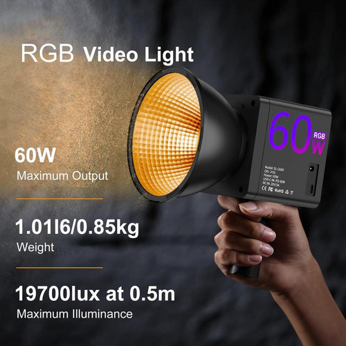 LumaBeam 60W — Portable RGB LED Video Light For Creators