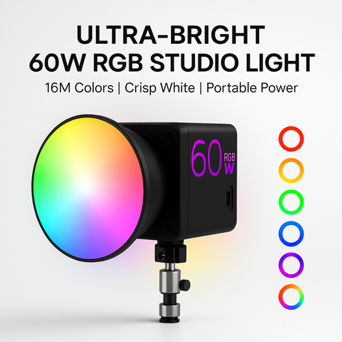 LumaBeam 60W — Portable RGB LED Video Light For Creators