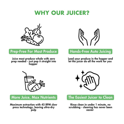 PurePress Auto — Hands-Free Cold Press Juicer