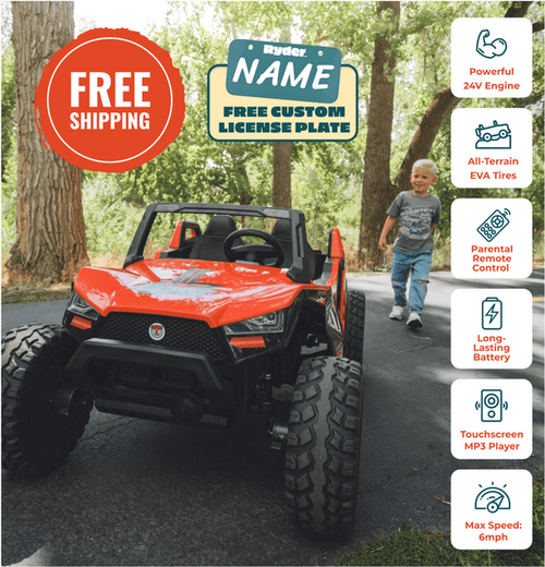TrailBlazer 24V — 2-Seater All-Wheel Drive Electric Ride-On Buggy