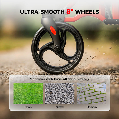 GlideEase Pro — Foldable 4-Wheel Rollator Walker